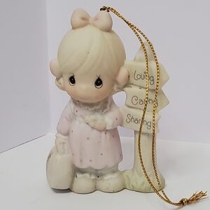 Precious Moments Loving, Caring, Sharing Ornament 1993 PM040